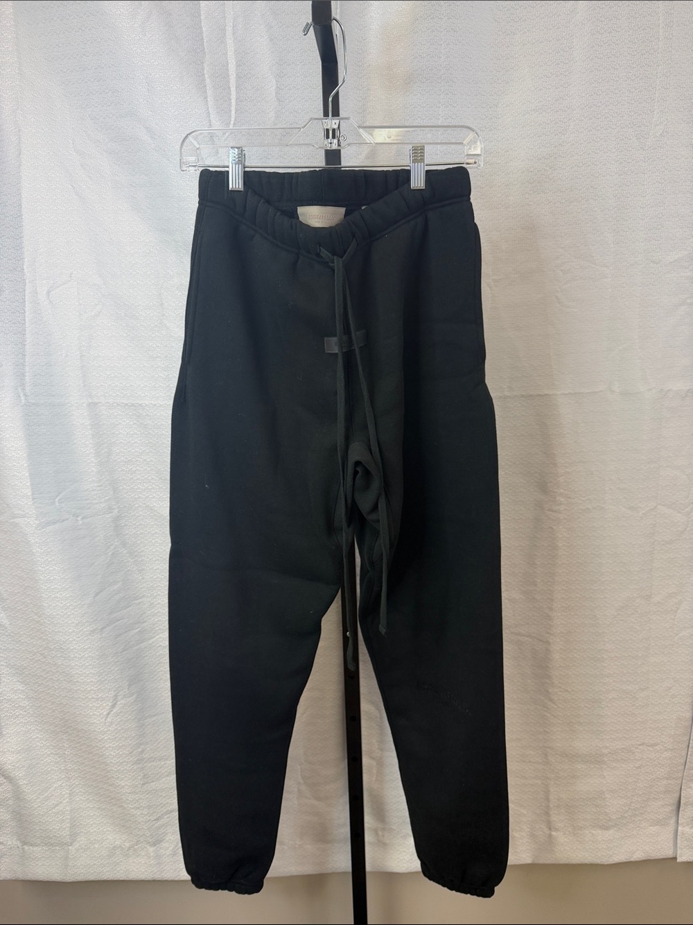 Fear of God Black Drawstring Jogger Sweatpants